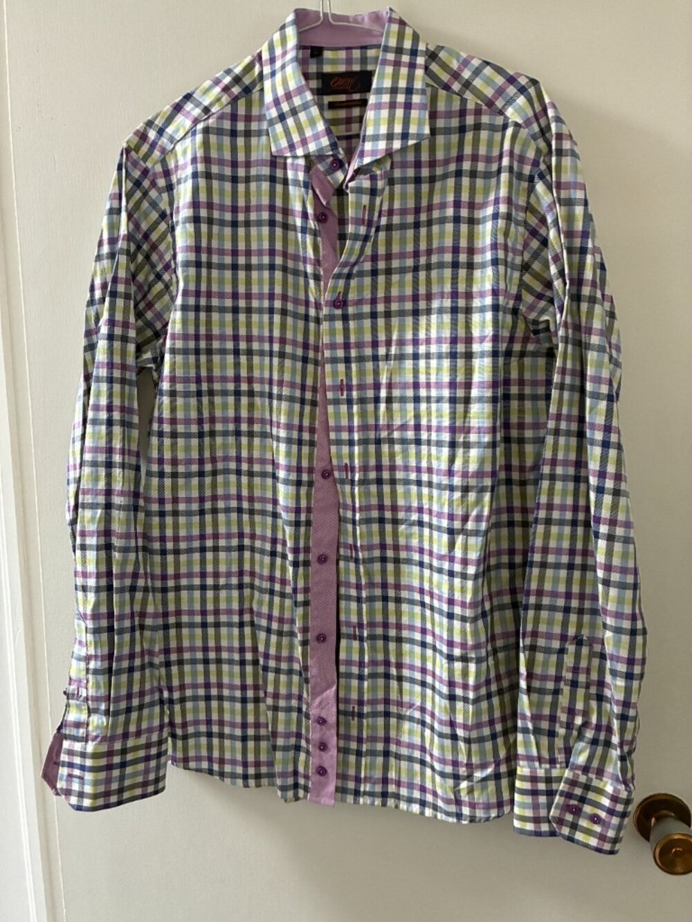 Shirt. NEW. Sz Large (42 cm). OSCAR-slim fit. 100% cotton.